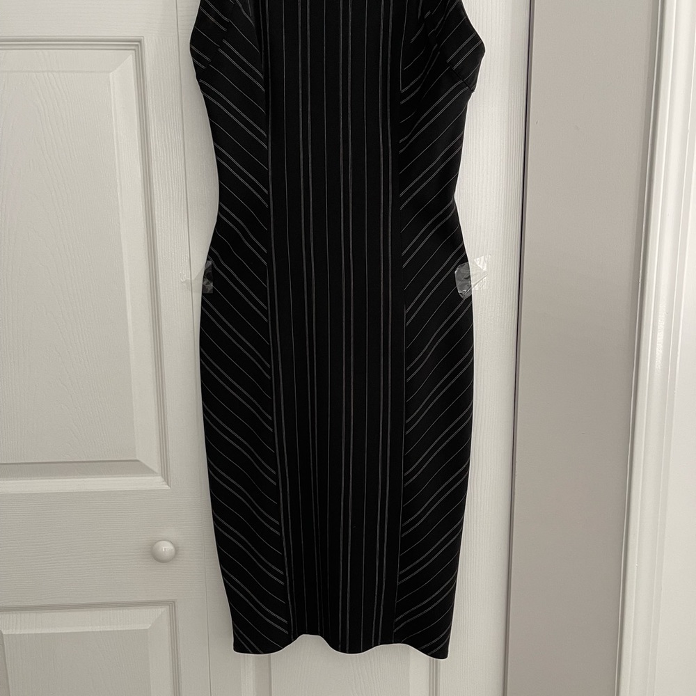 Crew neck,midi length dress